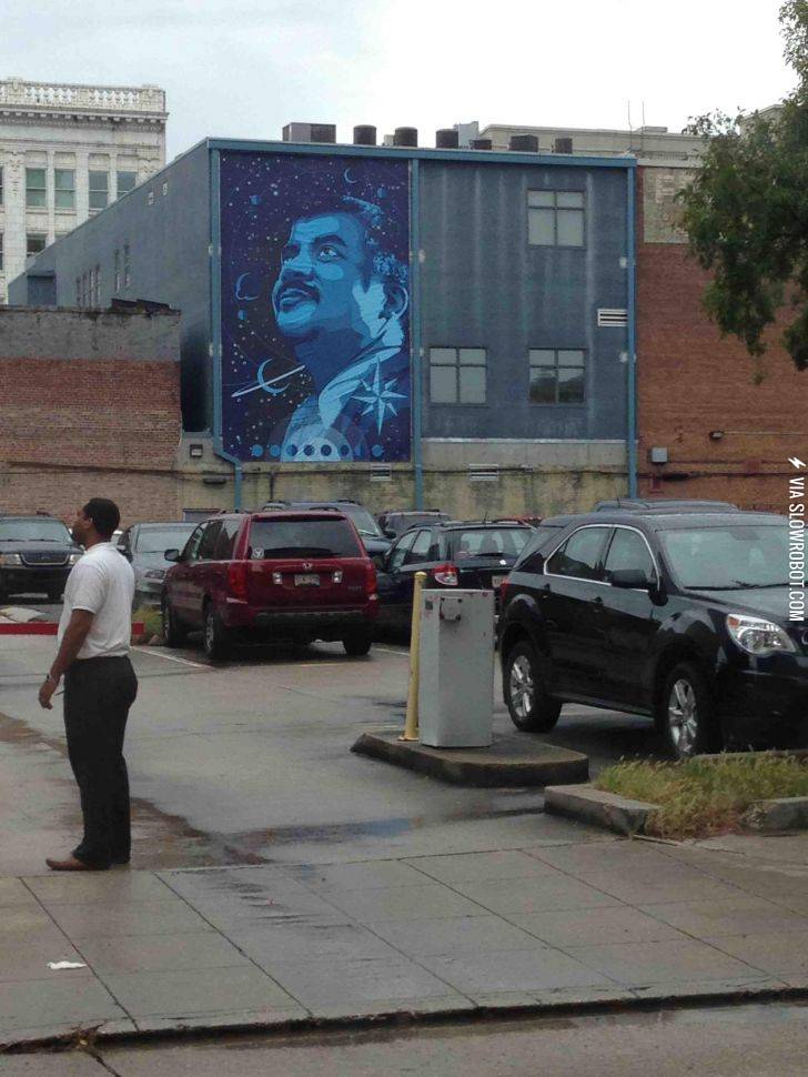 Neil+deGrasse+Tyson+graffiti+in+downtown+Baton+Rouge.