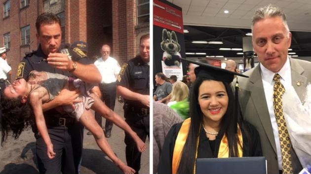 Police+officer+that+saved+a+girl+in+98+attended+her+college+graduation