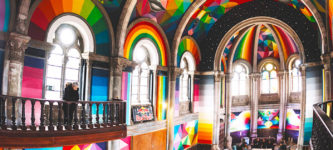 A+100-Year-Old+Church+Transformed+Into+A+Skate+Park+Painted+With+Colorful+Graffiti
