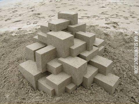 Block+sand+castle