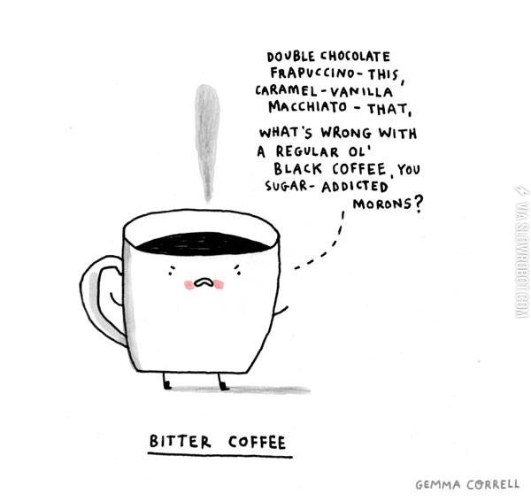 Bitter+coffee.
