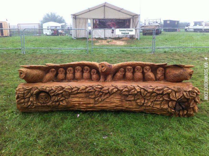 Really+awesome+Owl+bench