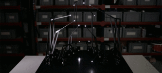 Kinetic+LED+sculpture+mimics+a+walking+person