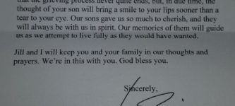 My+mom+received+a+letter+from+former+Vice+President+Joe+Biden.