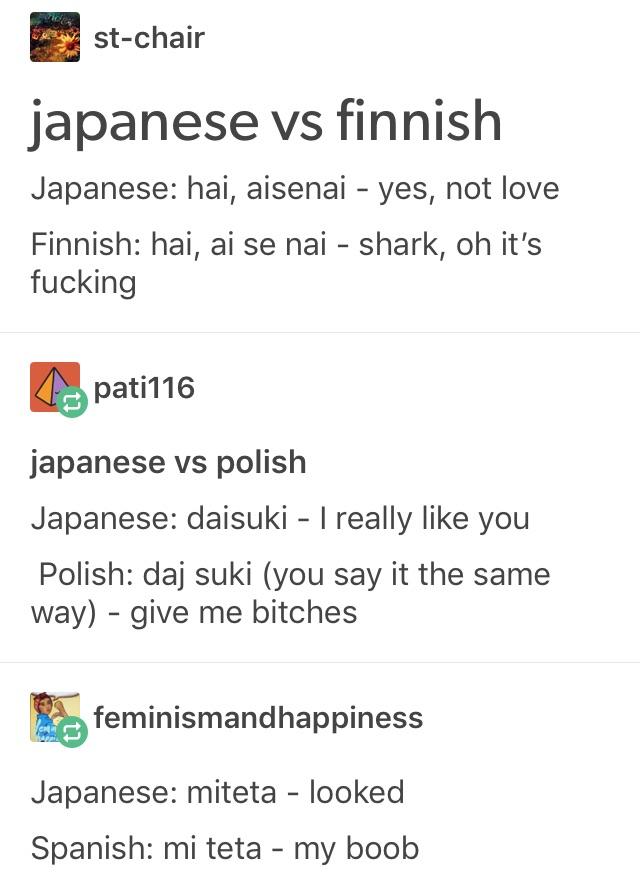 The beauty of language