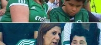 A+mother+watching+the+game+for+her+blind+son