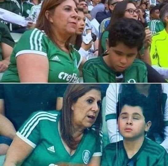 A+mother+watching+the+game+for+her+blind+son
