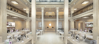 An+Apple+Store+in+Paris%2C+France