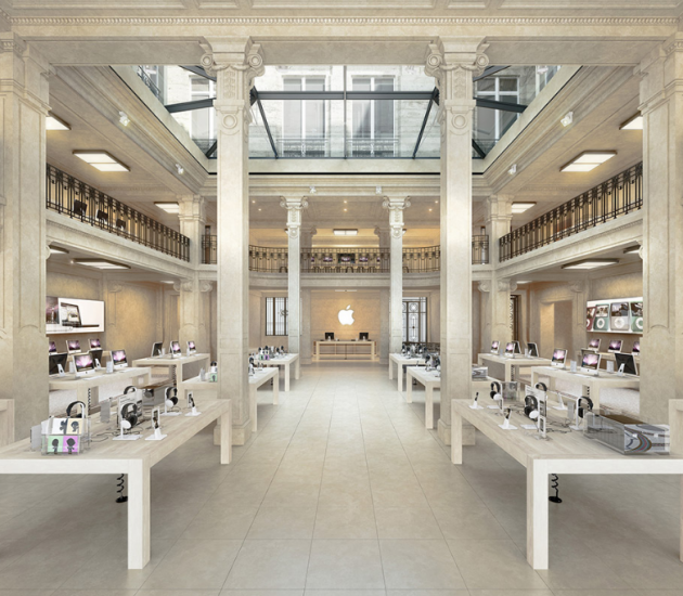 An+Apple+Store+in+Paris%2C+France
