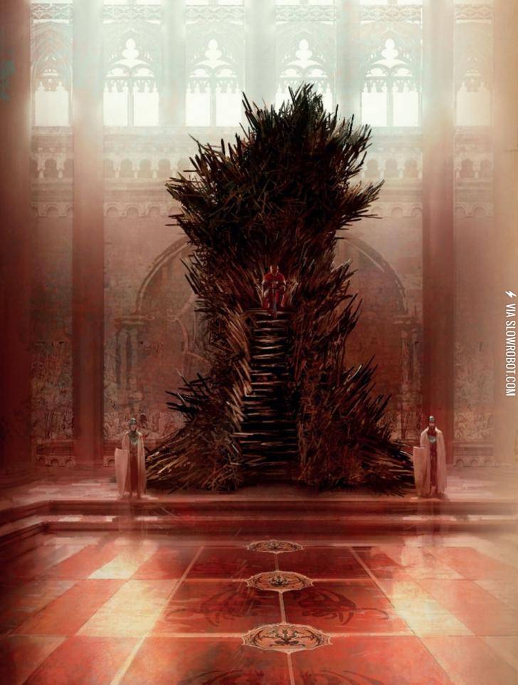 The+actual+Iron+Throne+according+to+George+RR+Martin