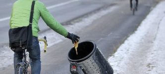 Bin+for+cyclists+in+Denmark