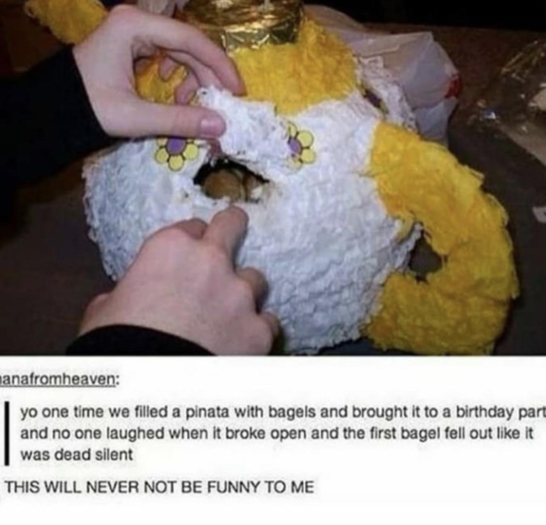Bagel+pi%C3%B1ata+is+best.