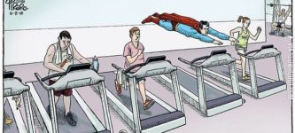Superman+at+the+gym.