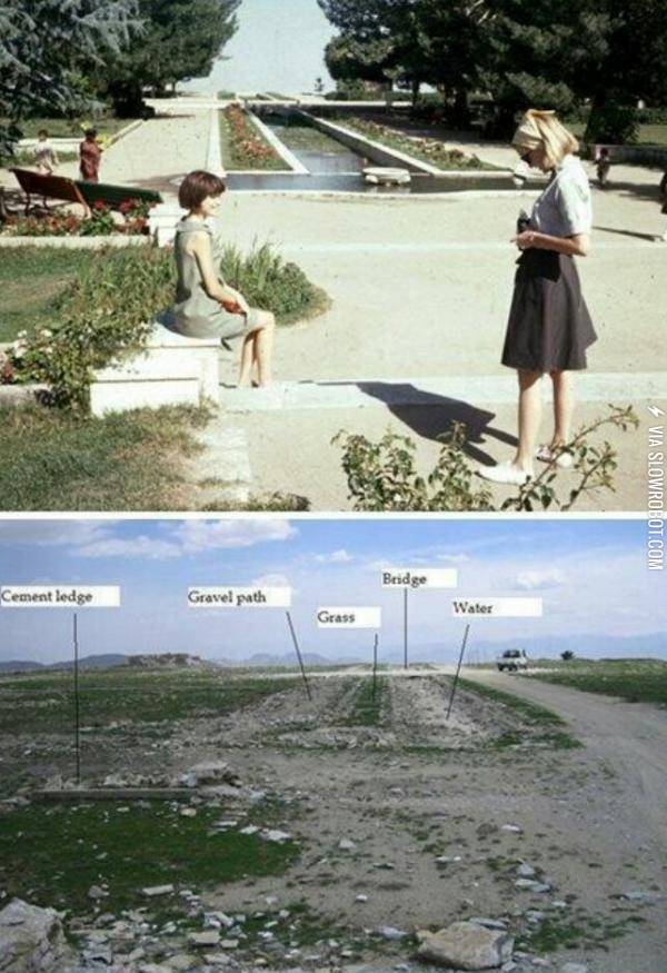 A+picture+taken+in+Afghanistan+vs.+what+it+currently+looks+like+today.