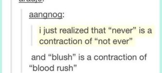 Contractions.