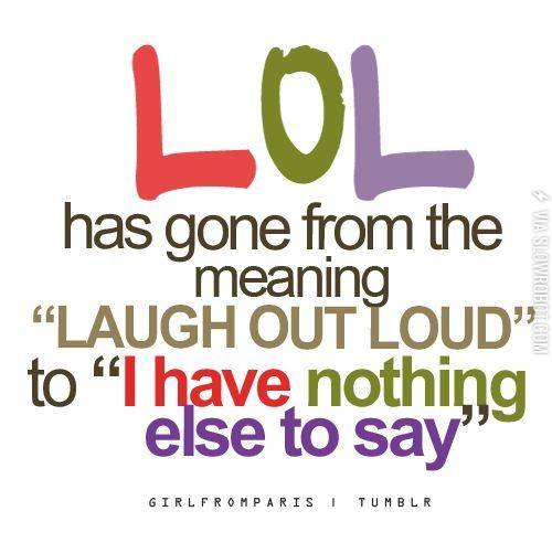 LOL.