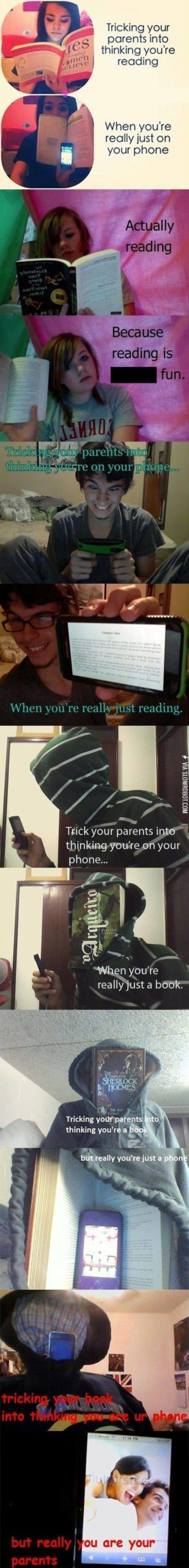 Tricking+your+parents.