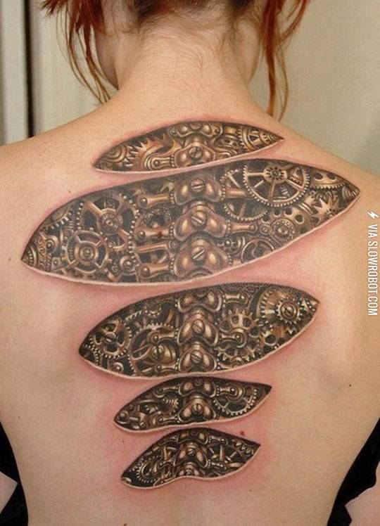 Amazing+Biomechanical+Tattoo