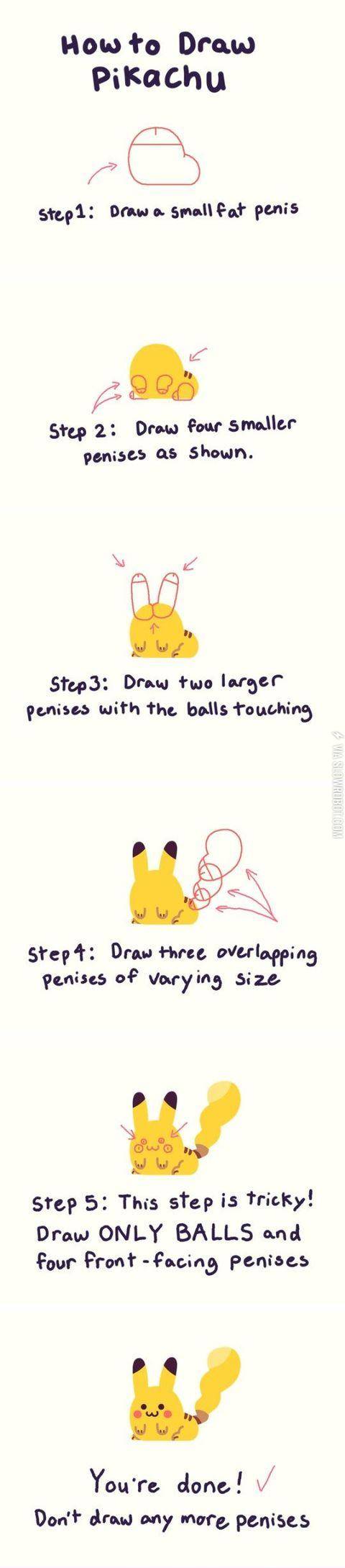 How+to+draw+Pikachu