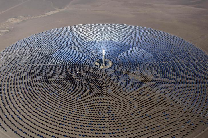 Crescent+Dunes+Solar+Energy+Project+in+Nevada