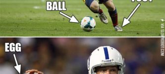 Football+vs.+Egghand.