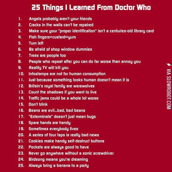 25+things+i+learned+from+Doctor+Who