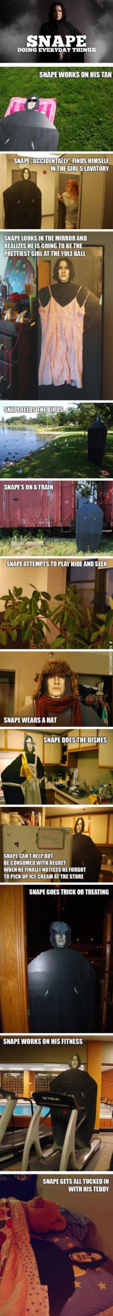 Snape+doing+every-day+things