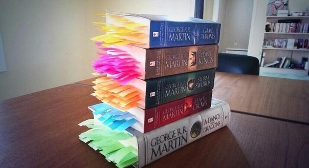 Every+death+in+the+book+series+%26quot%3BGame+of+thrones%26quot%3B+highlighted+of+a+bookmark