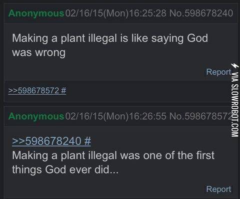 Making+a+plant+illegal