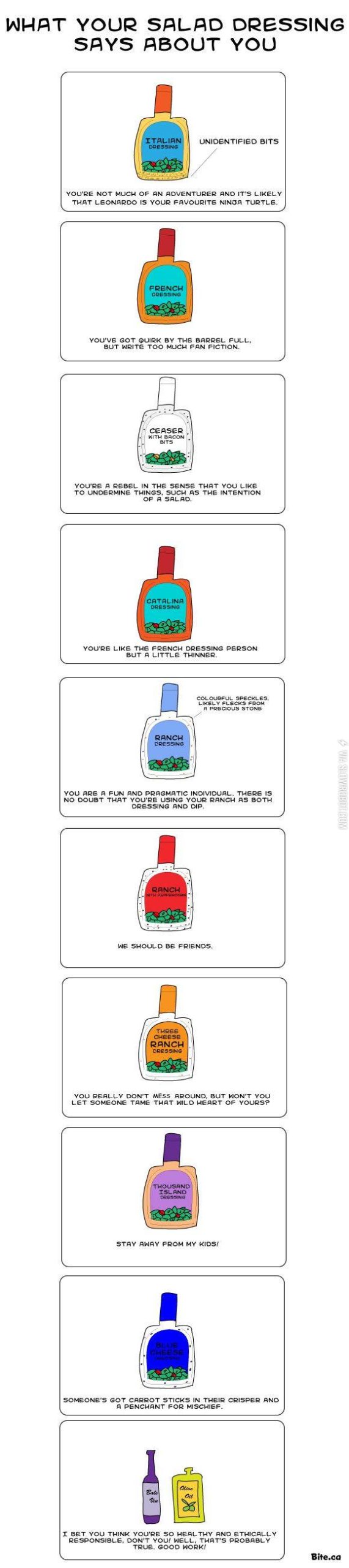 What+your+salad+dressing+says+about+you.