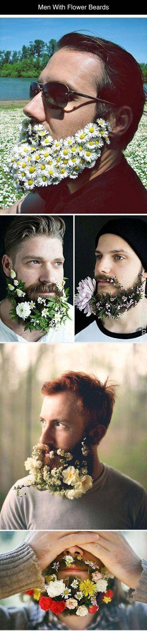 Men+with+flower+beards