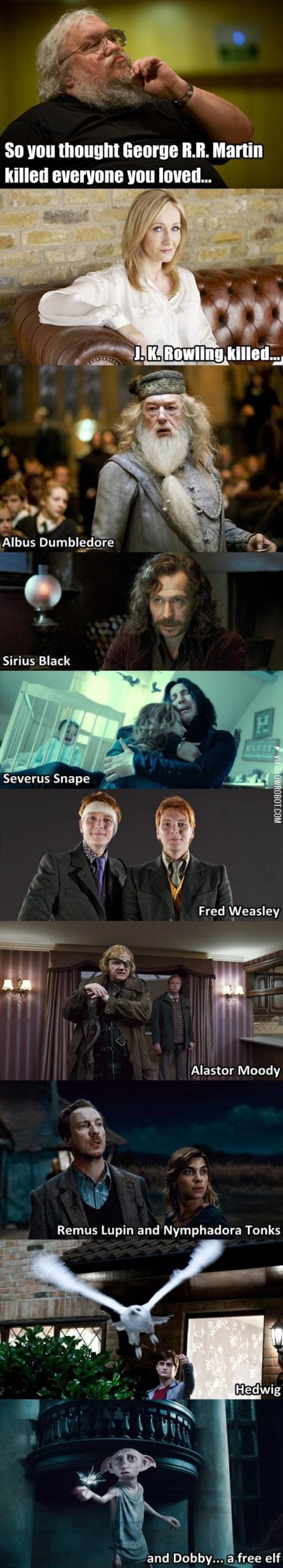 George+R.R.+Martin+vs.+J.+K.+Rowling.