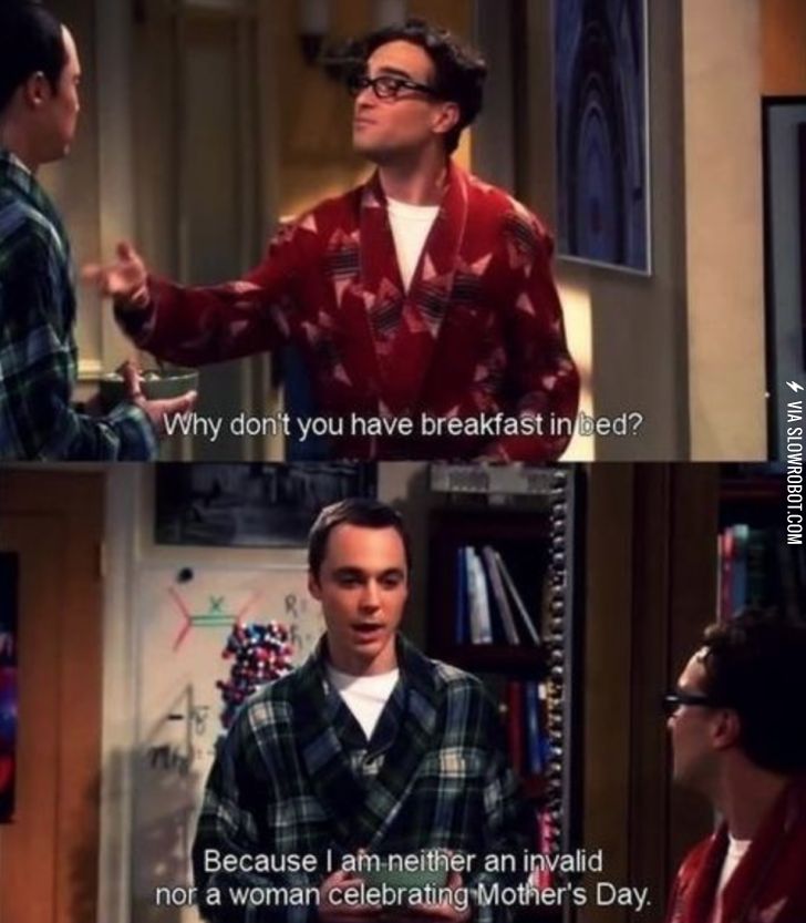 There+are+only+two+types+of+people+who+have+breakfast+in+bed.