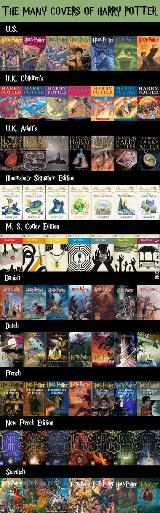 The+many+covers+of+Harry+Potter.