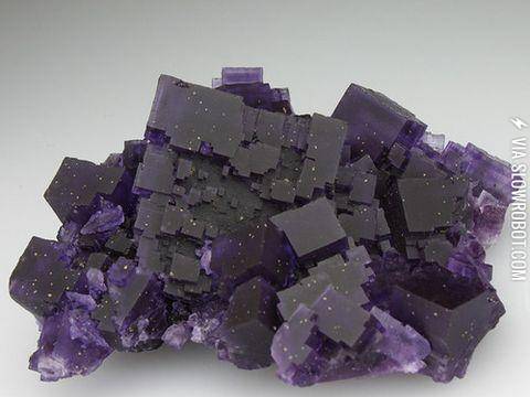 Fluorite.+It+looks+like+a+slice+of+the+night+sky
