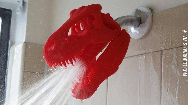 3D+printed+T-Rex+shower+head