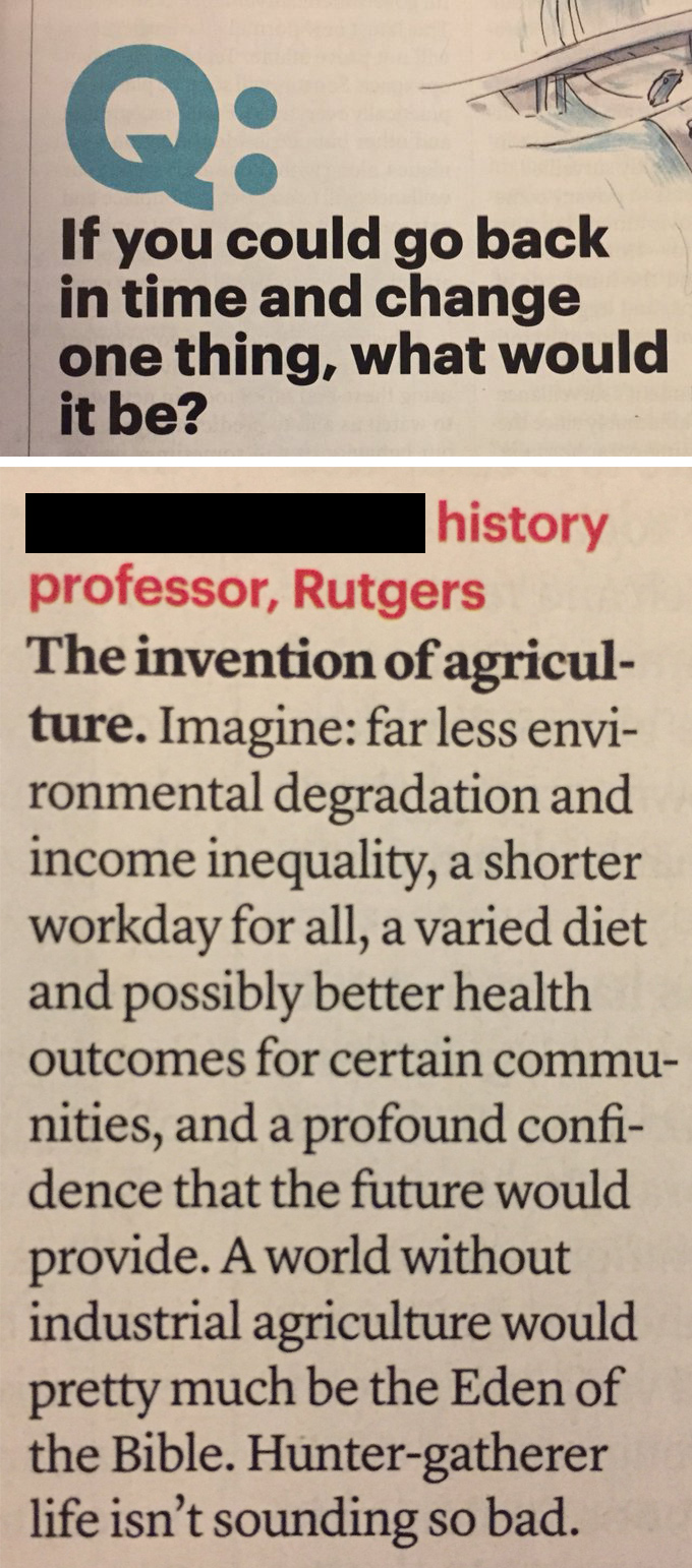 History+professor+has+a+very+rosy+view+of+the+hunter-gatherer+life