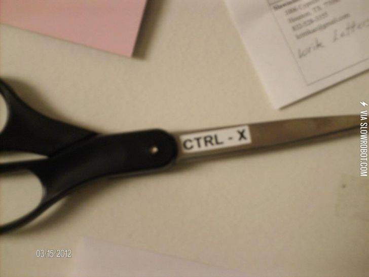 My+scissors+are+redundant.