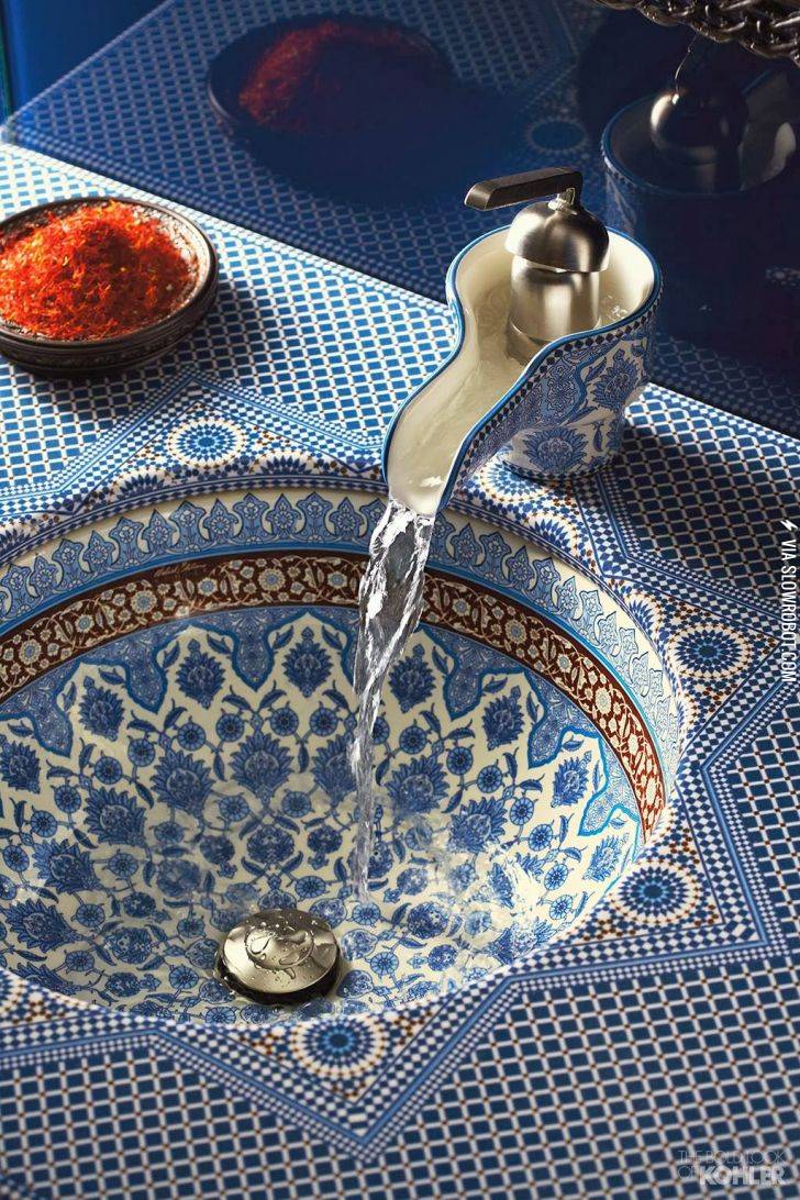 Moroccan+sink.