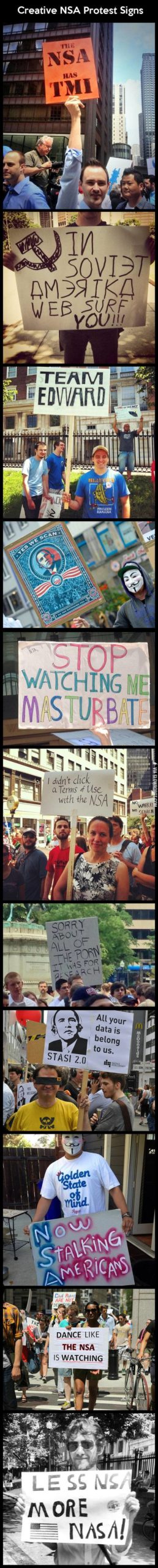 NSA+protest+signs.