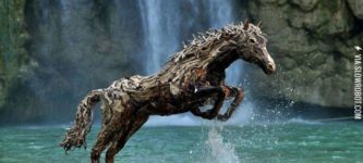 Driftwood+Horse
