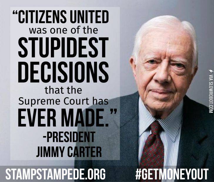Jimmy+Carter+Straight-Shooting+About+Citizens+United