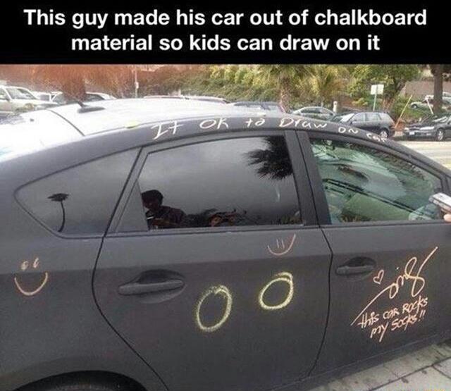 Chalkboard+car