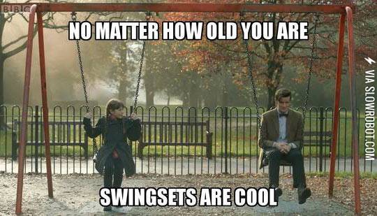 Swingsets.