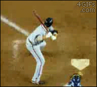 Baseball+bat+lands+standing+on+its+end
