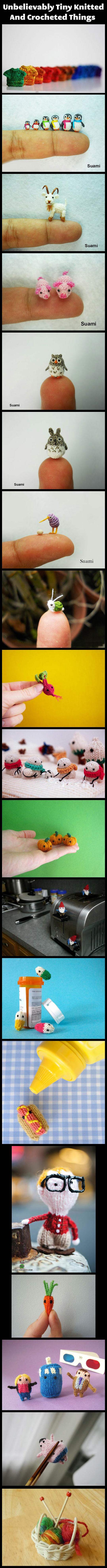 Tiny+Knitted+And+Crocheted+Creatures
