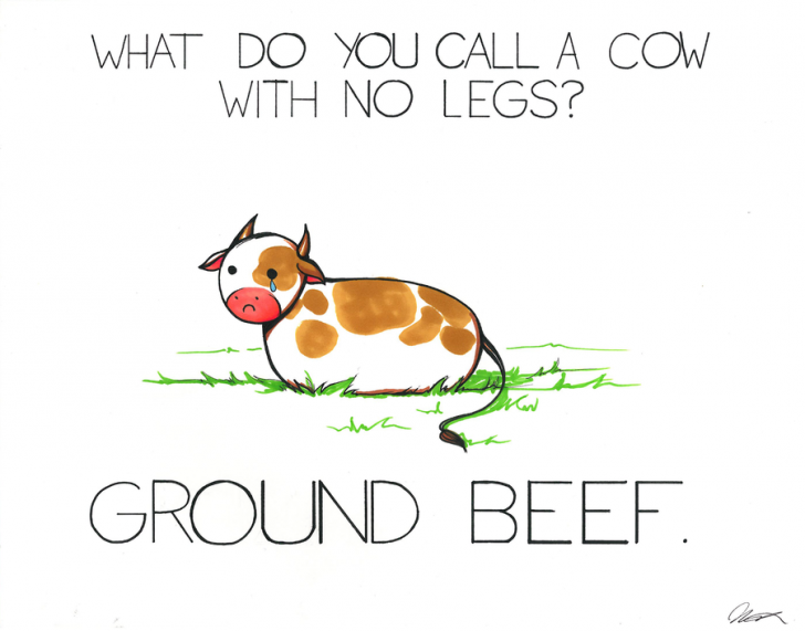 What+do+you+call+a+cow+with+no+legs%3F