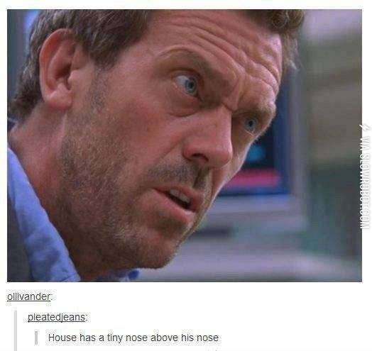 House+has+a+tiny+nose+above+his+nose.