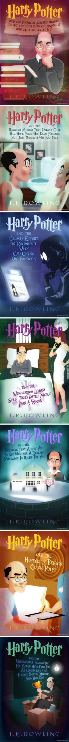 Middle-aged+Harry+Potter+books.