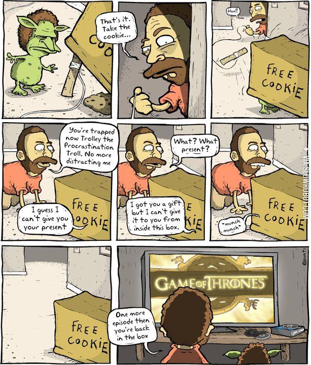 Trolley+the+procrastination+troll.